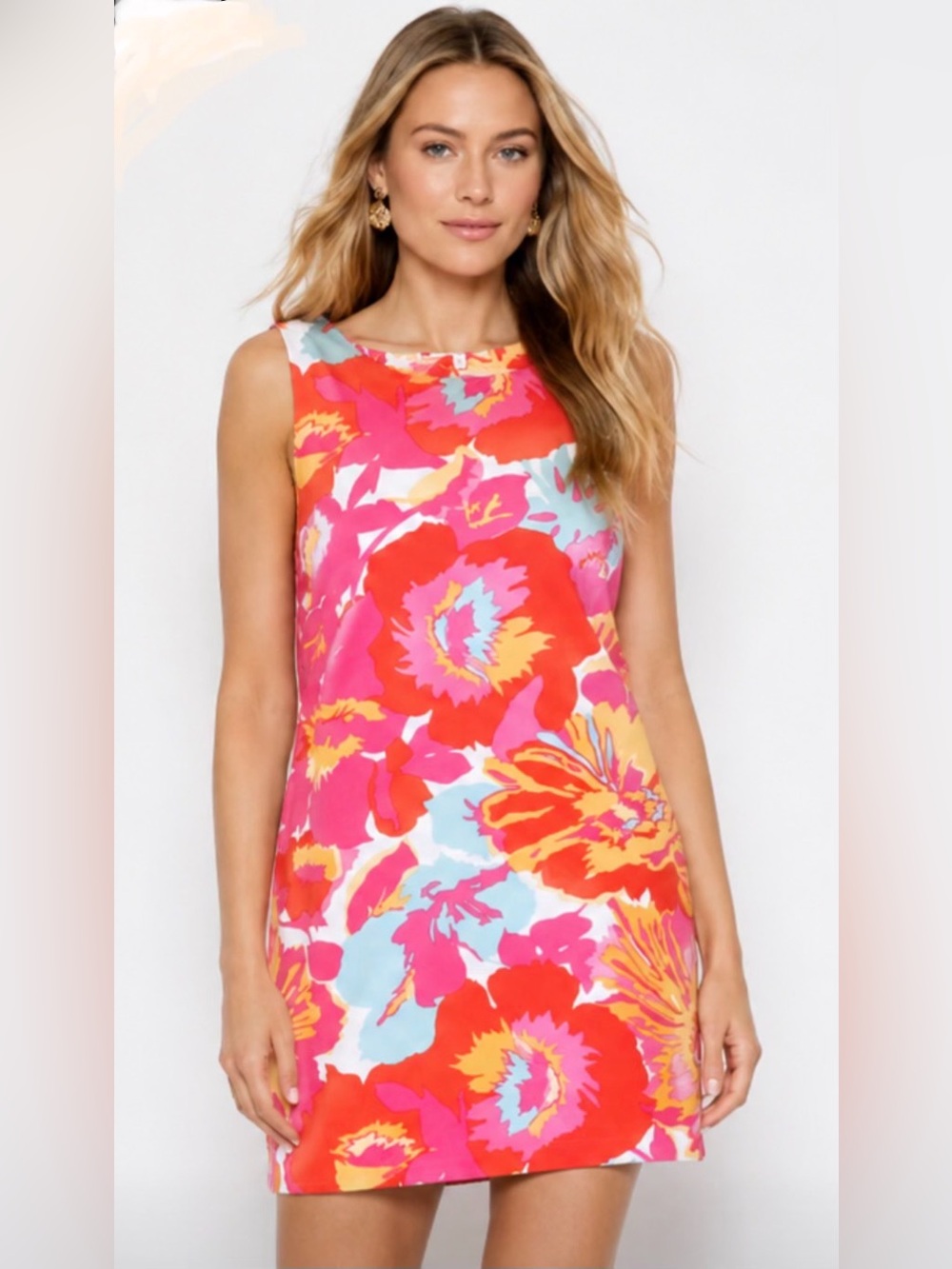Jude Connally Bridgette Wildflower Jude Cloth Dress S Made in USA